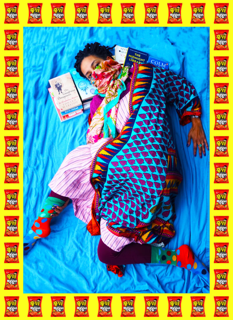 Student design inspired by Hassan Hajjaj